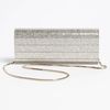 Jimmy Choo Sweetie Glittery Clutch in Silver (champagne) - Lyst
