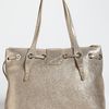 Jimmy Choo Rhea Glitter Leather Tote in Gold - Lyst