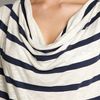 Linea Weekend Striped Cowl Neck Dress in Blue (navy) - Lyst