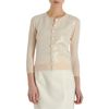 L'wren Scott Sequin Button Classic Cardigan in Beige (cream) - Lyst