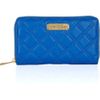 Marc Jacobs Hudson Quilted Leather Wallet in Blue - Lyst