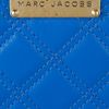 Marc Jacobs Hudson Quilted Leather Wallet in Blue - Lyst