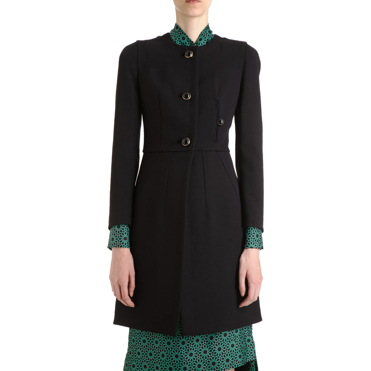 Marni Princess Coat in Black | Lyst