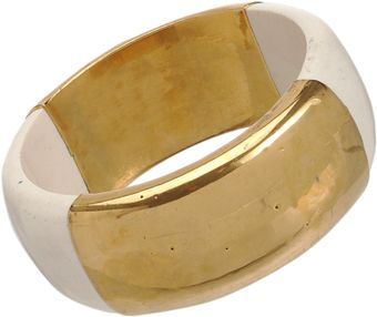 Marni Lily White Vertical Band Bangle - Lyst