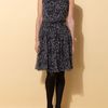 Max Mara Studio Uruguay Drop Waist Dress in Black - Lyst