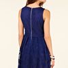 Oasis Lace Cutaway Dress in Blue (dark blue) - Lyst