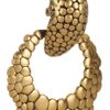 Oscar De La Renta 24karat Goldplated Hoop Clip Earrings in Gold - Lyst