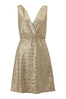 Tfnc Cross Over Sequin Dress - Lyst