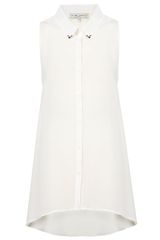 Topshop Collar Detail Shirt 
