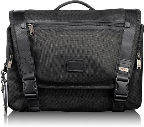Tumi Alpha Bravo Benning Deluxe Messenger Bag in Black for Men | Lyst