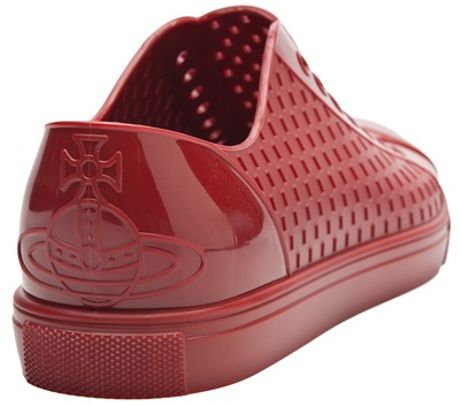 Vivienne Westwood Pvc Slipon Shoe in Red for Men | Lyst