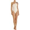 3.1 Phillip Lim One Shoulder Swimsuit in White - Lyst