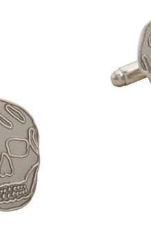 Alexander McQueen Skull Cufflinks - Lyst