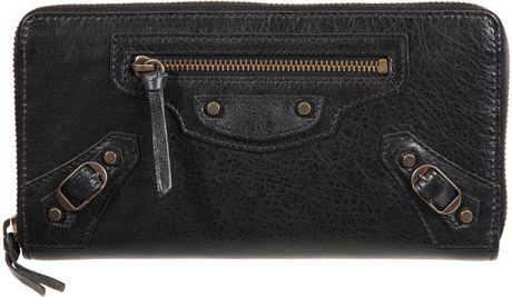 Balenciaga Arena Classic Continental in Black (noir) - Lyst