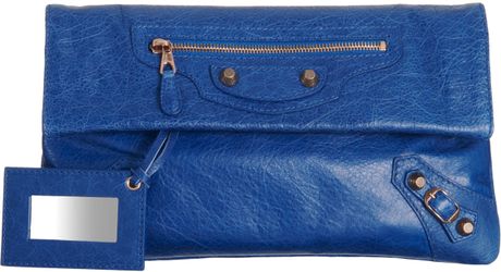 Balenciaga Arena Giant Rose Gold Envelope in Blue (rose) - Lyst