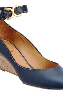 Chloé Ankle Strap Wedge Sandal - Lyst