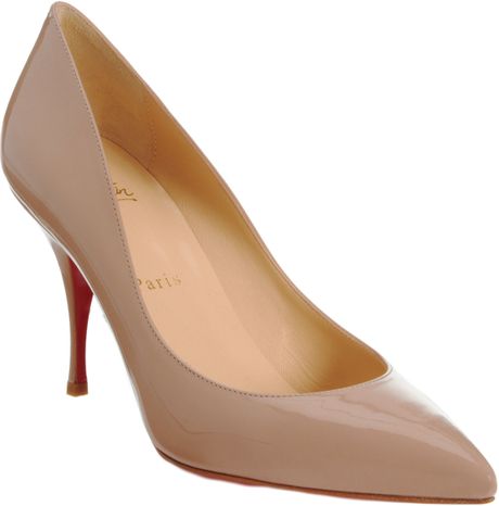 Christian Louboutin Piou Piou in Beige (nude) - Lyst