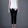 Comme Des Garçons Floral Detail Vest Top in White (floral) - Lyst