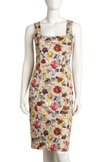D&G Floralprint Sheath Dress - Lyst