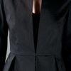 Dkny Long Sleeved Jacket in Black - Lyst