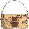 Fendi Painted Python Baguette Bag in Animal (gold) - Lyst