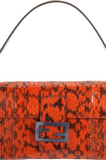 Fendi Snakeskin Baguette Bag - Lyst