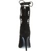 Giuseppe Zanotti Laceup Scalloped Sandal in Black - Lyst