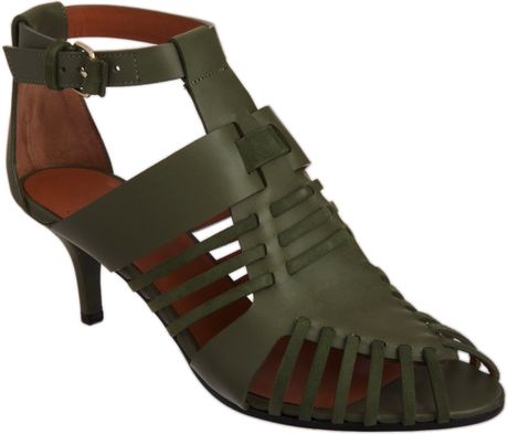 Givenchy Gladiator Sandal in Green | Lyst