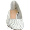 Jil Sander Perforated Ballet Flat in White - Lyst