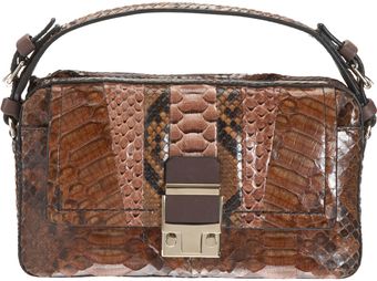 Lanvin Python Initiales Pochette - Lyst