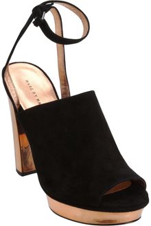Marc By Marc Jacobs Peep Toe Slingback Platform - Lyst
