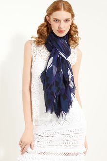 Oscar de la Renta Print Scarf - Lyst