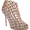 Sergio Rossi Crystal Cutout Shoe Bootie in Gold (nude) - Lyst