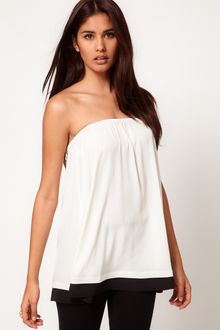 ASOS Collection Asos Bandeau with Colourblock Hem - Lyst