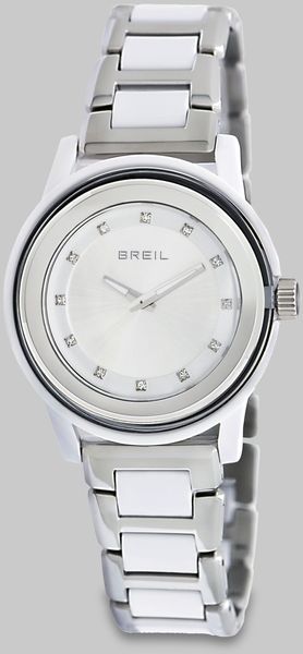 Breil Swarovski Crystal Accented Stainless Steel Watch - Lyst