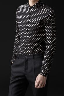 Burberry Prorsum Polka Dot Poplin Shirt - Lyst