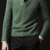 Burberry Prorsum Openstitch Detail Cashmere Sweater in Green for Men (sage) - Lyst