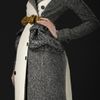 Burberry Prorsum Cotton Tweed Trench Coat in Gray (trench) - Lyst