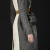 Burberry Prorsum Cotton Tweed Trench Coat in Gray (trench) - Lyst