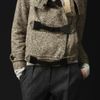 Burberry Prorsum Lock Front Tweed Jacket in Brown (yellow clower) - Lyst