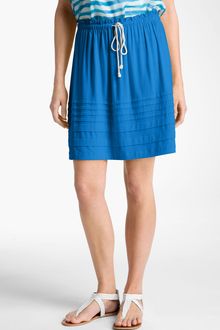 Caslon® Tucked Hem Knit Skirt - Lyst