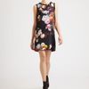Dolce & Gabbana Floral Shift Dress in Black - Lyst