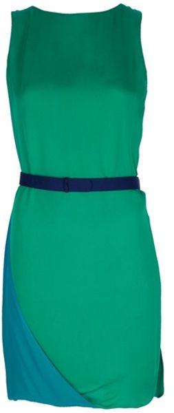 Halston Heritage Shift Dress - Lyst