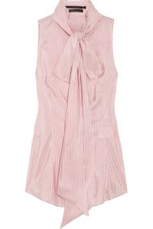 L'Wren Scott Striped Silk Pussybow Blouse - Lyst
