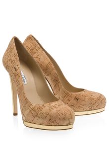 Oscar de la Renta Cork Platform Pumps - Lyst
