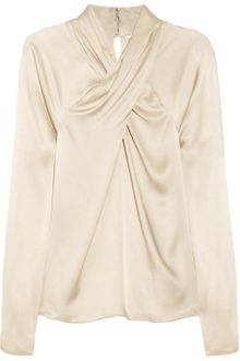 Temperley London Delilah Crossover Silksatin Top - Lyst