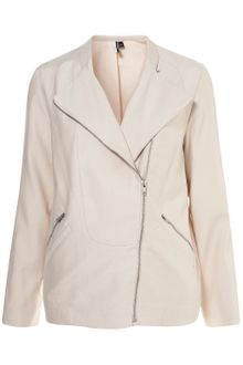 Topshop Oversize Drape Biker Jacket - Lyst
