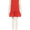Topshop Drop Waist Shift Dress in Red - Lyst