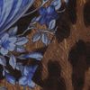 Versace Printed Silkchiffon Skirt in Blue - Lyst