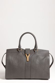 Yves Saint Laurent Cabas Chyc Medium Leather Satchel - Lyst
